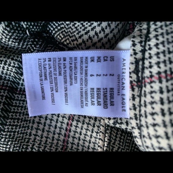 AE Plaid Skinny Pant - Picture 5 of 5